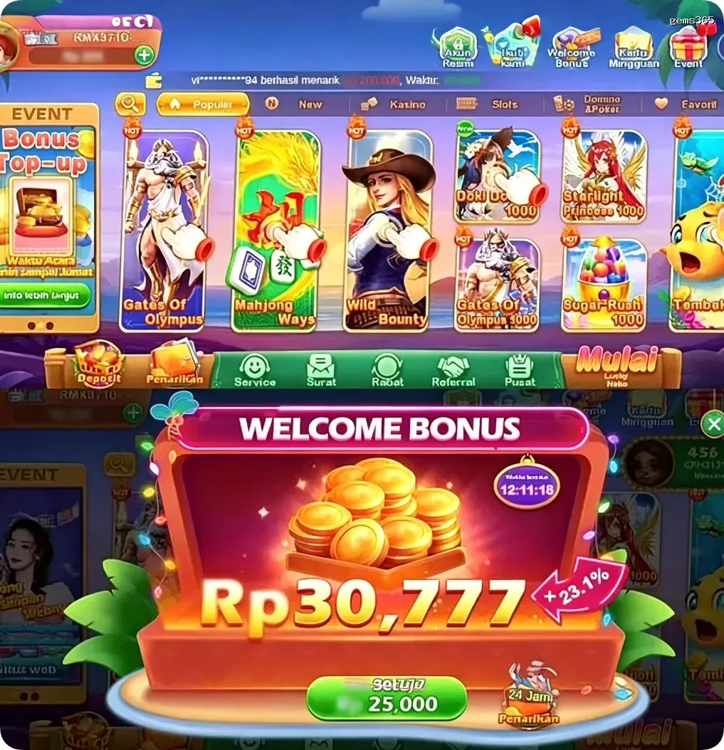 gems365 Resmi - Unduh APK